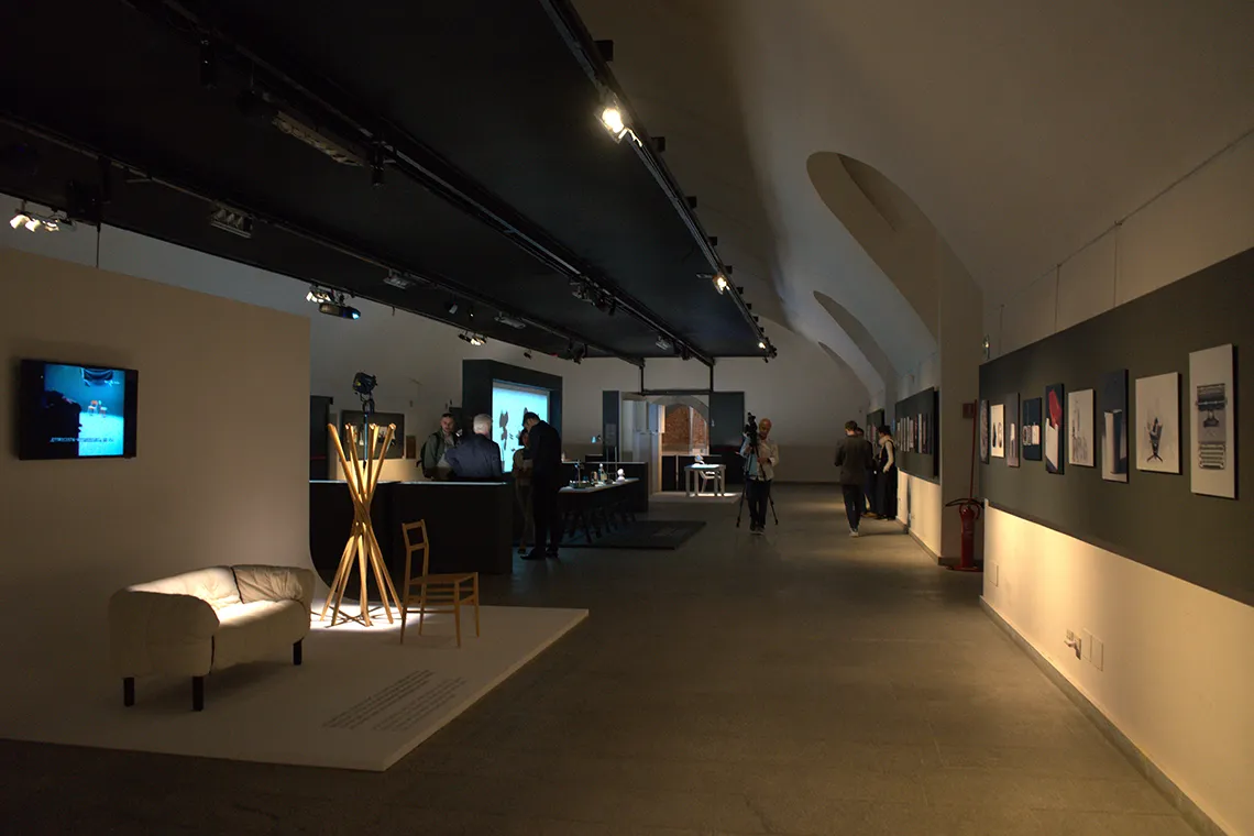 mostra Ballo&Ballo, Castello Sforzesco, Milano, immagine allestimento