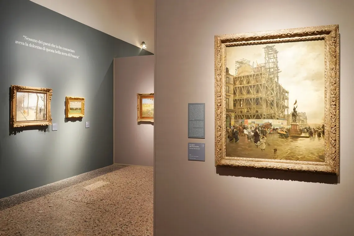 Allestimento De Nittis Palazzo Reale Milano