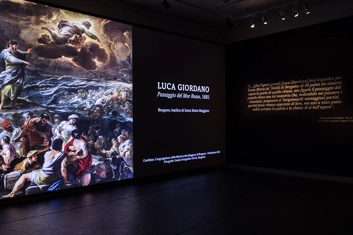 Video Luca Giordano, Passaggio del mar Rosso