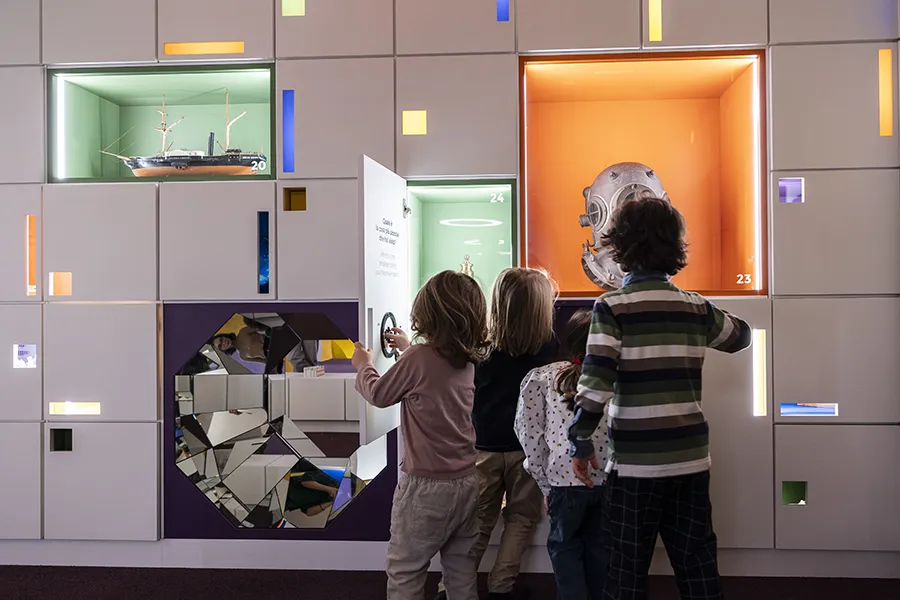 PLAYLAB, particolare della quarta stanza. Courtesy Museo Nazionale della Scienza e della Tecnologia Leonardo da Vinci