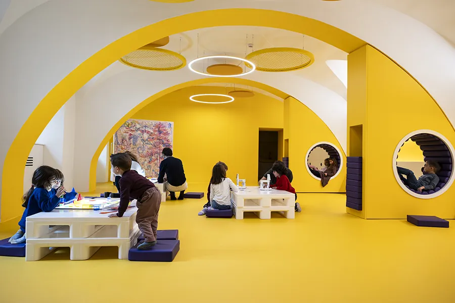 PLAYLAB, veduta dell'Atelier. Courtesy Museo Nazionale della Scienza e della Tecnologia Leonardo da Vinci