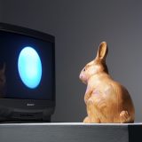 Nam June Paik, Rabbit Inhabits the Moon, 1996